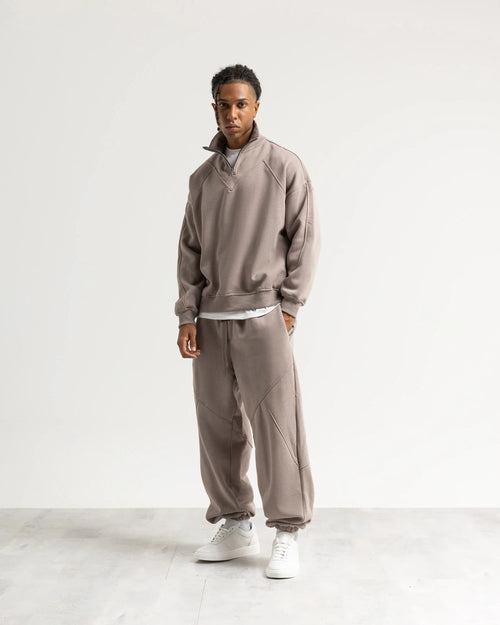 Felpa mezzo collo mezza zip Eternal